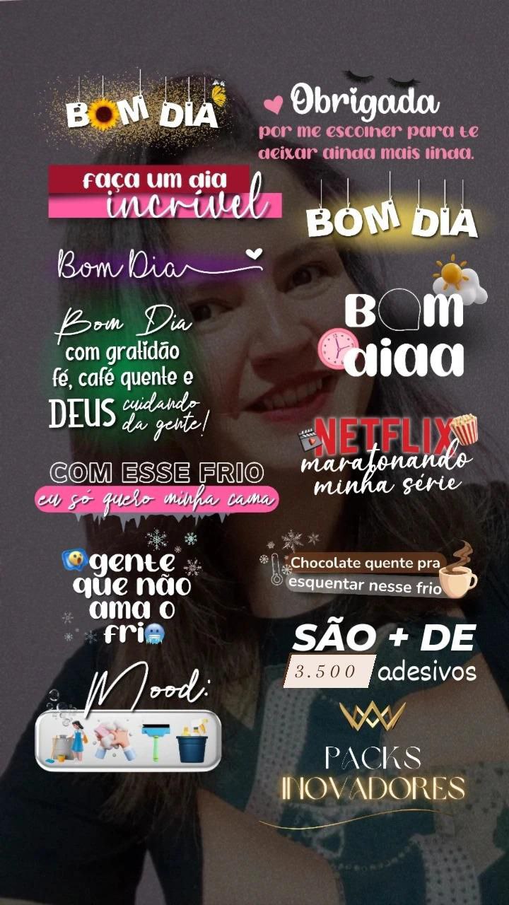 Mais de 10.000 adesivos lindos para stories somente para copiar, colar e arrasar na criatividade! thumbnail