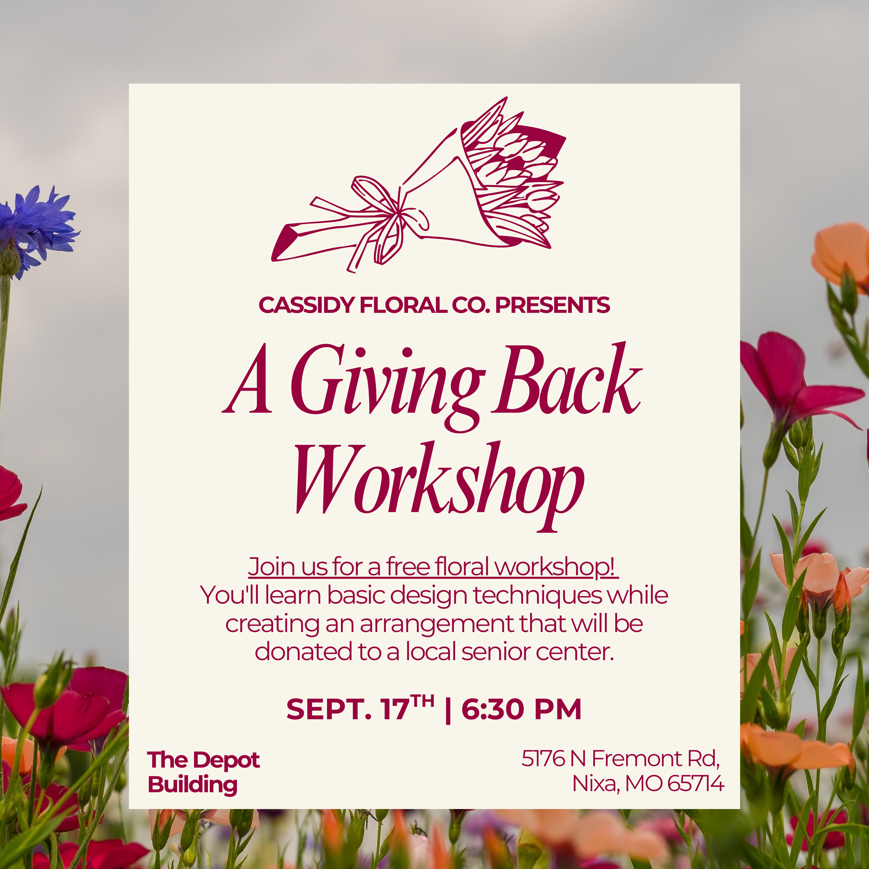 September 17th | A Giving Back Workshop thumbnail