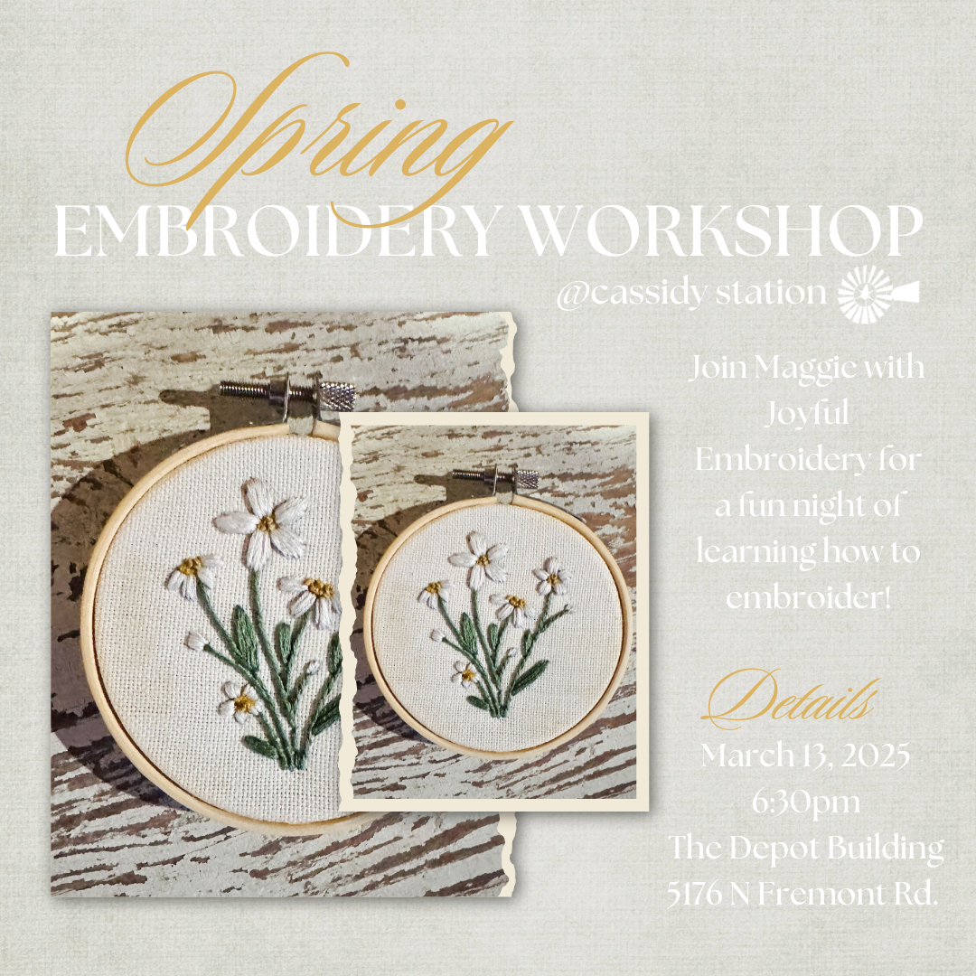 March 13th | Spring Embroidery Workshop thumbnail