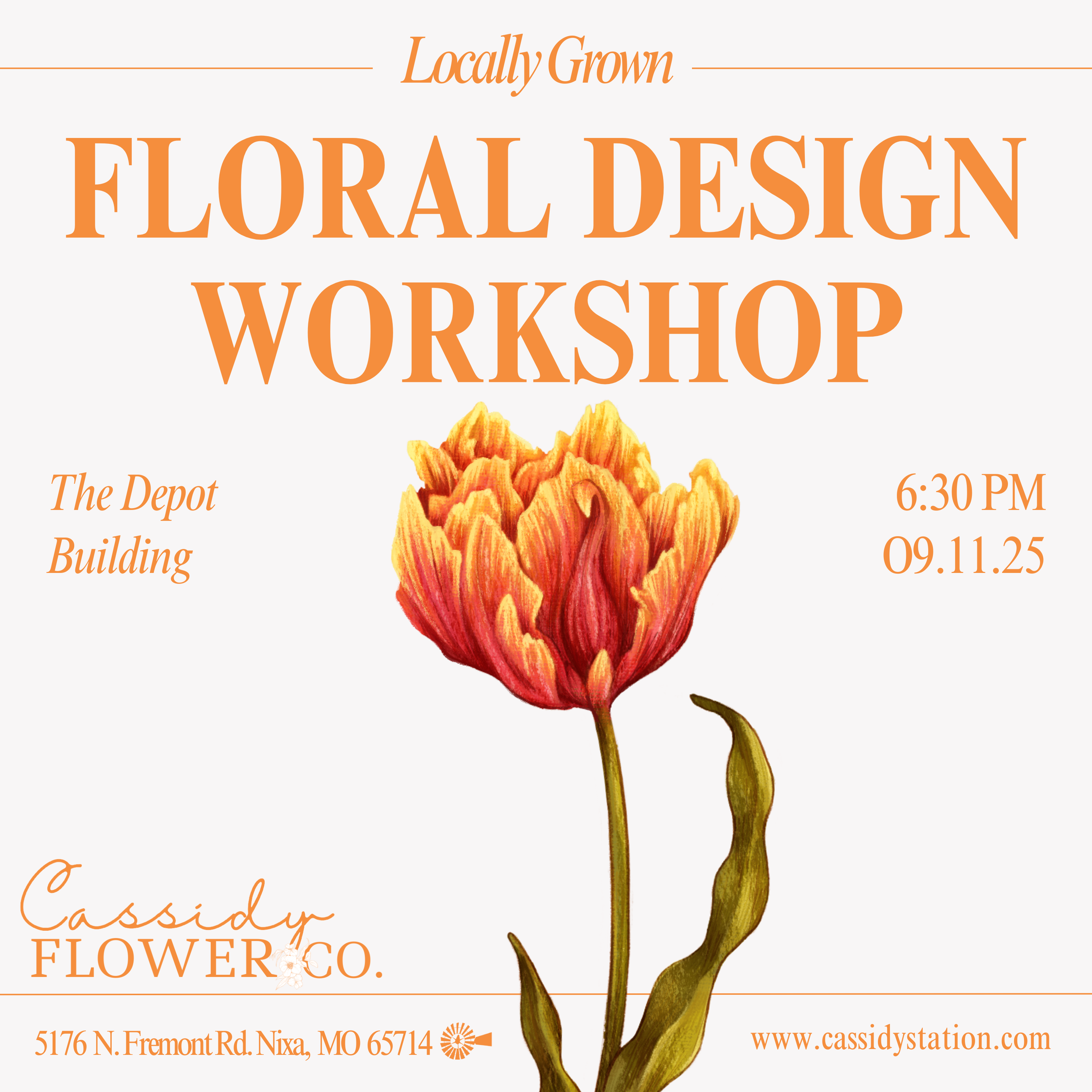 September 11th | Floral Design Workshop thumbnail