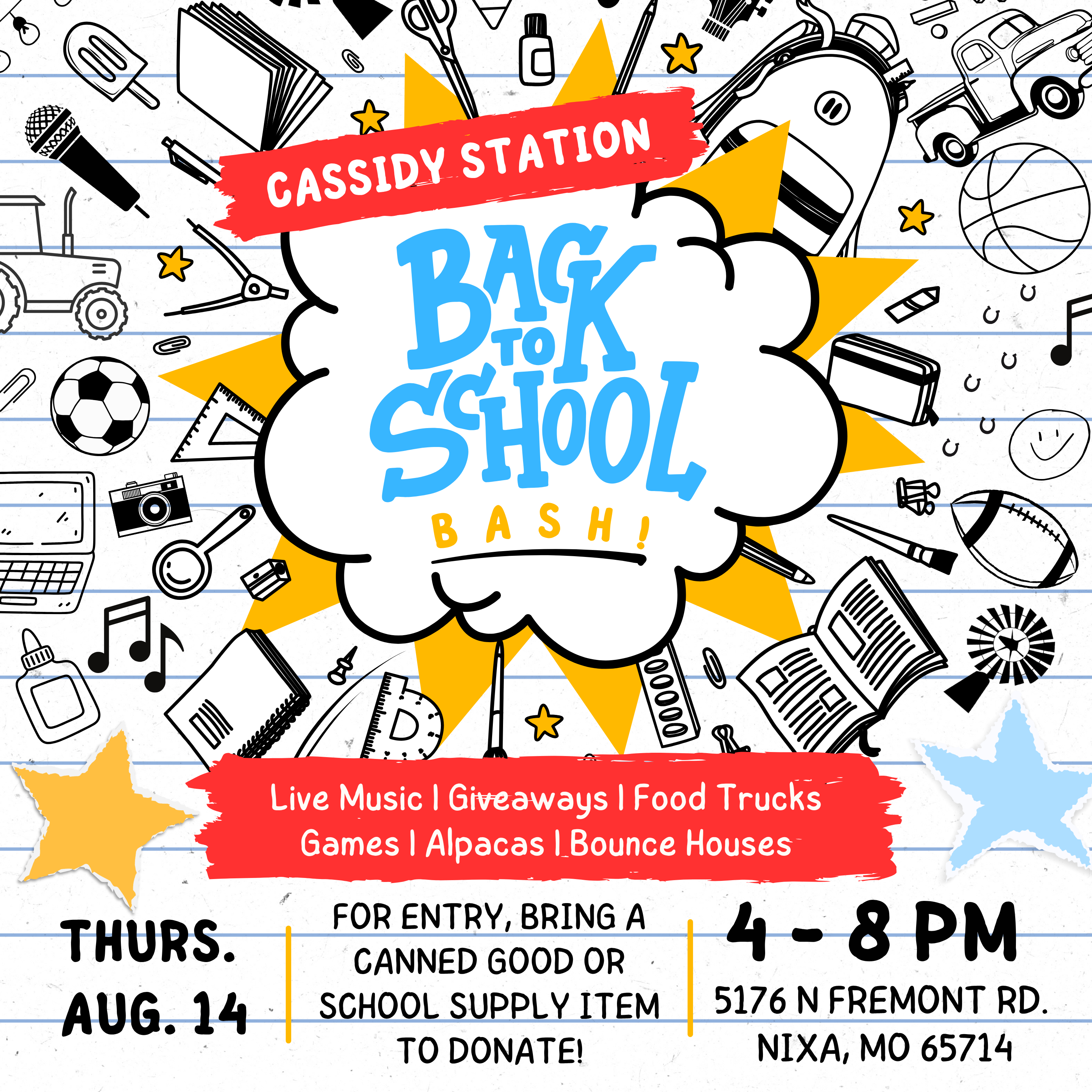 August 14th | Back to School Bash thumbnail