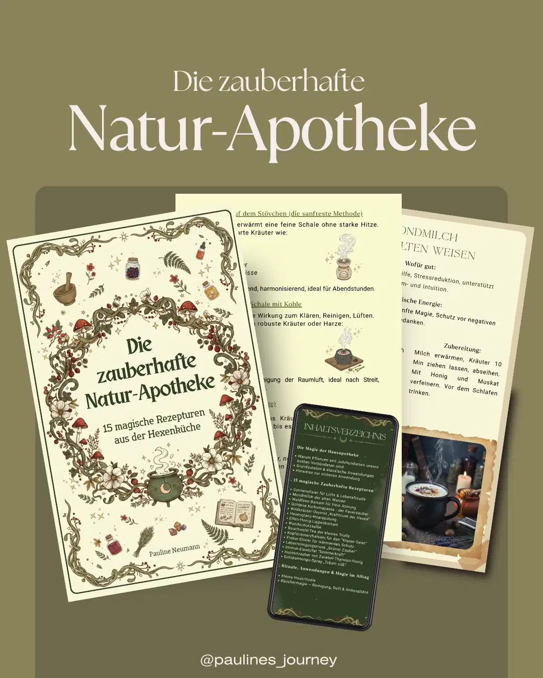 Die zauberhafte Natur-Apotheke - 15 magische Rezepturen  aus der Hexenküche (E-Book) thumbnail