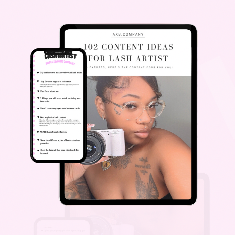 102 CONTENT IDEAS FOR LASH ARTIST thumbnail