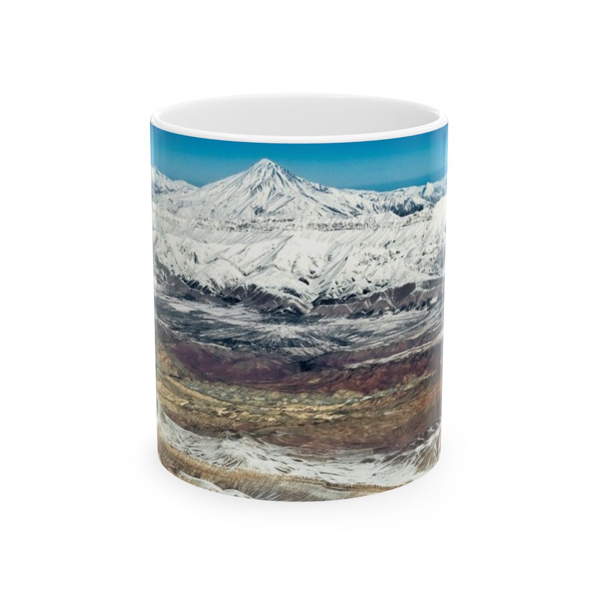 Mountain Landscape Ceramic Mug - Perfect for Coffee Lovers, Hiking Enthusiasts, Nature Gifts, Home Decor, Adventurers - $7.68 - Distant Horizons thumbnail