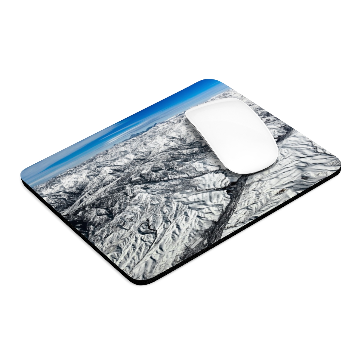 Mountain View Mouse Pad, Office Decor, Nature Lover Gift, Unique Desk Accessory, Computer Mouse Mat, Eco-Friendly Home Office - $19.02 - Distant Horizons thumbnail