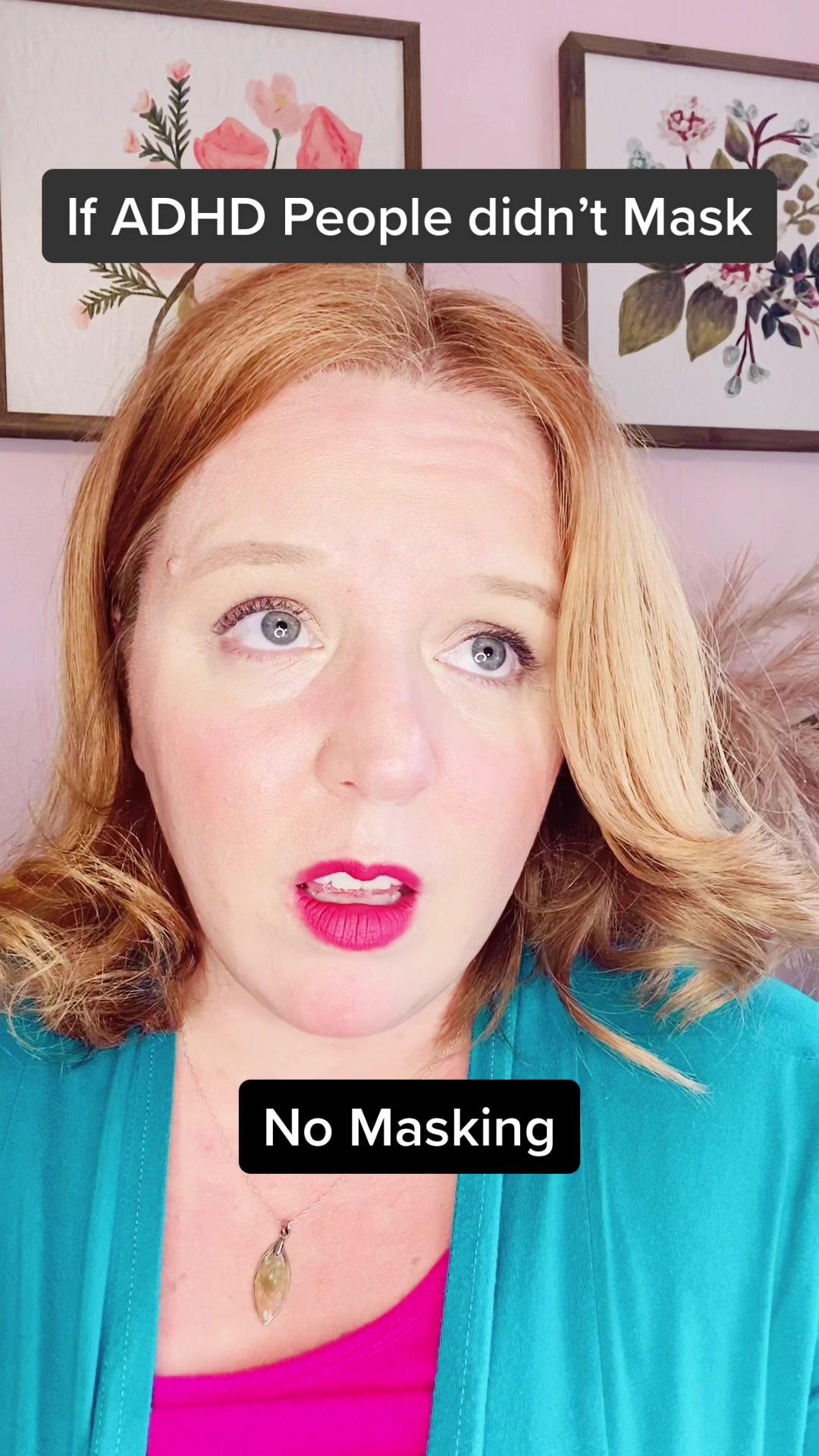 If ADHD people didnt mask…this is a mild exageration.  #adhdtiktok #adhdgang #adhdthings #adhdhelp #adhdkingdom #focused