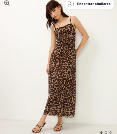VESTIDO ESTAMPA ONÇA thumbnail