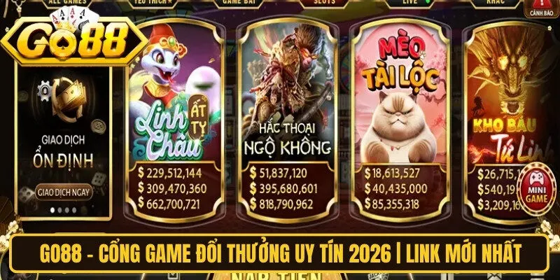 Go88 – Cổng Game Đổi Thưởng Uy Tín 2026 | Link Mới Nhất thumbnail