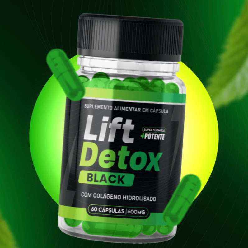 Lift Detox Black – Sua Rotina Mais Leve e Saudável Começa Aqui!  Transforme seu corpo e seu bem-estar com o poder da fórmula mais potente do mercado! O Lift Detox Black é um suplemento alimentar em cápsulas com colágeno hidrolisado, desenvolvido para quem busca eliminar toxinas, acelerar o metabolismo e melhorar a saúde da pele de dentro pra fora thumbnail