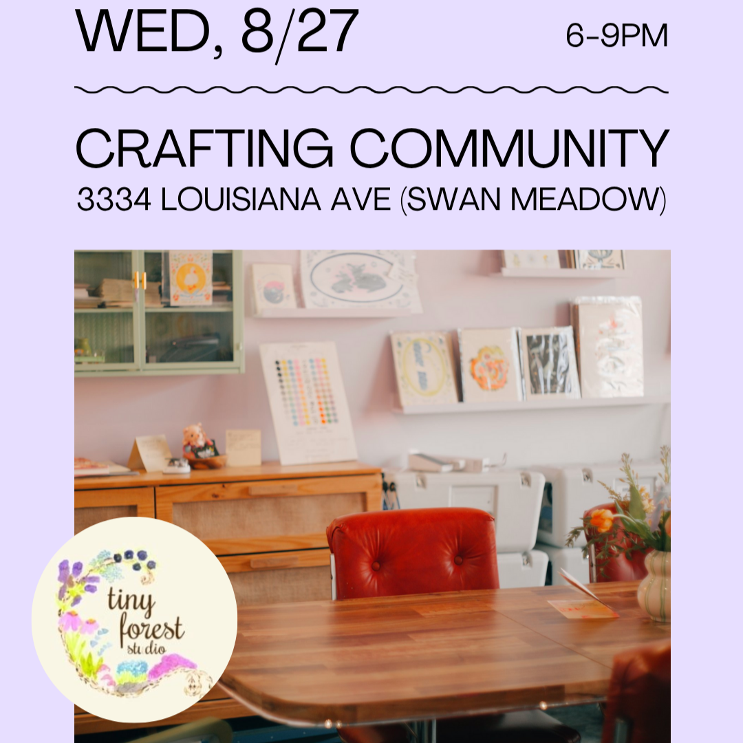 CRAFTING COMMUNITY- Open Craft Night w/ Michio! - 8/27 thumbnail