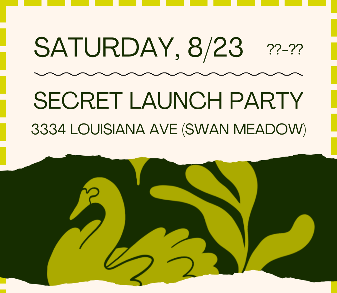 🤫 Secret Launch Party 🎈- 8/23  thumbnail