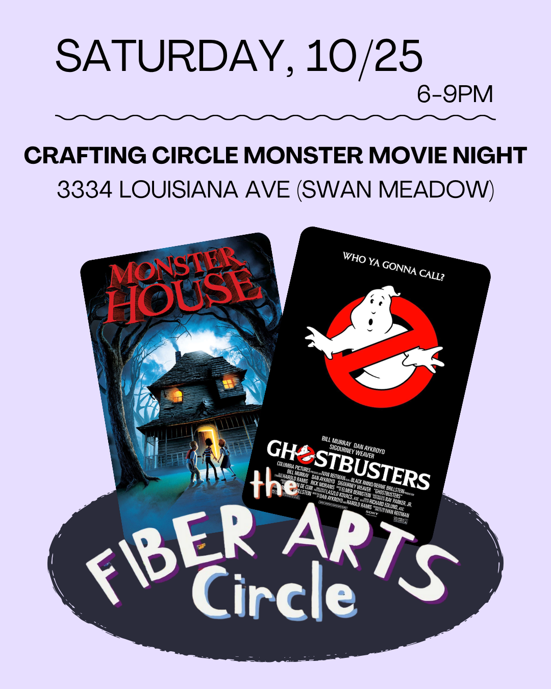 Crafting Circle Monster Movie Night! - 10/25 thumbnail