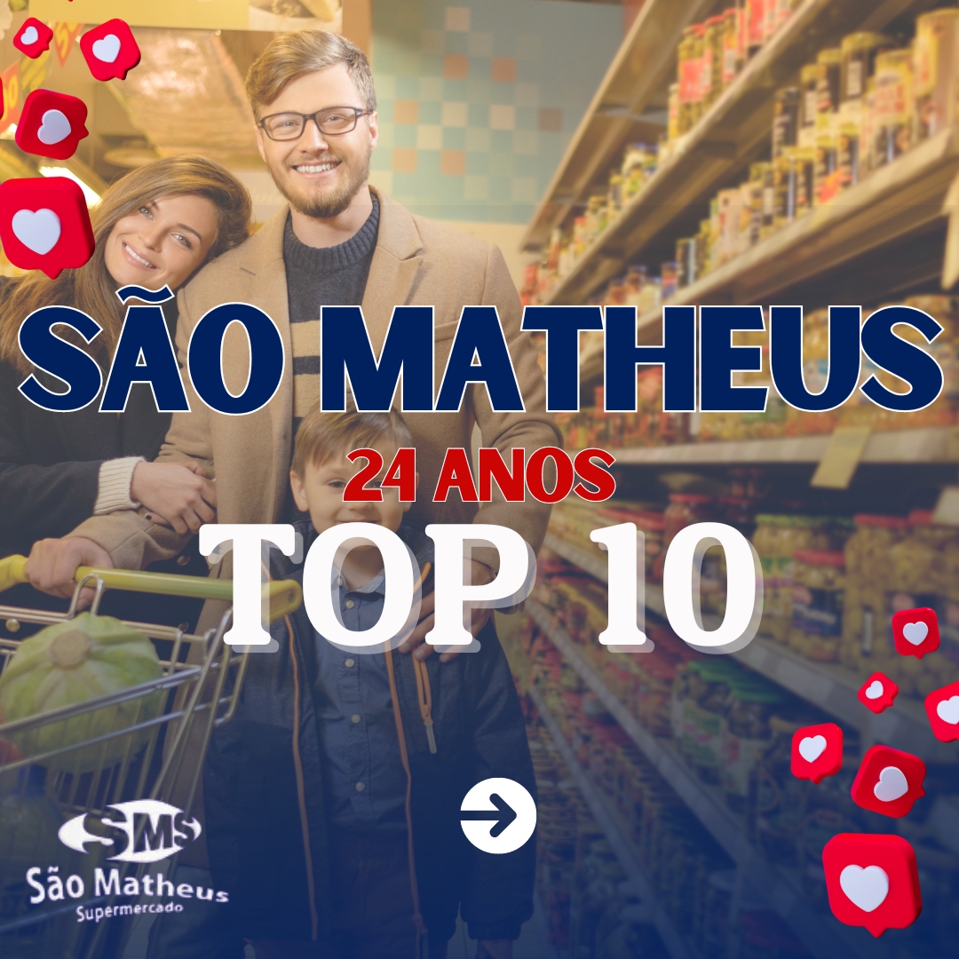 🎉Supermercado São Matheus: Aniversário de 24 Anos e Promoções de Dia dos Namorados! 🎉
Neste mês, estamos duplamente feli