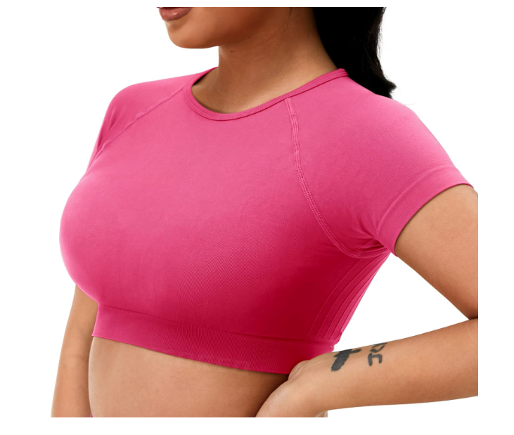 Workout short sleeve top thumbnail