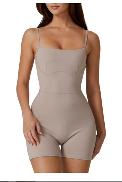  High Waist Short Jumpsuit Outfits thumbnail