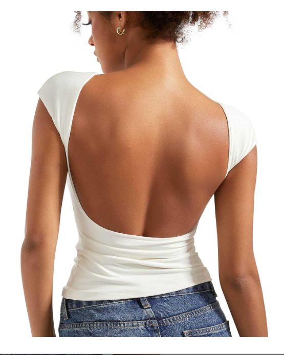 Lined Open Back Top thumbnail