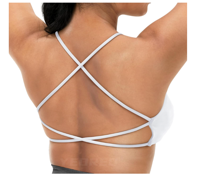Strappy Criss Cross Back Bra thumbnail