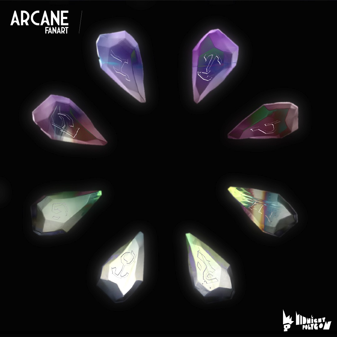 Complete Wild Rune Set from Arcane Season 1 and 2 thumbnail