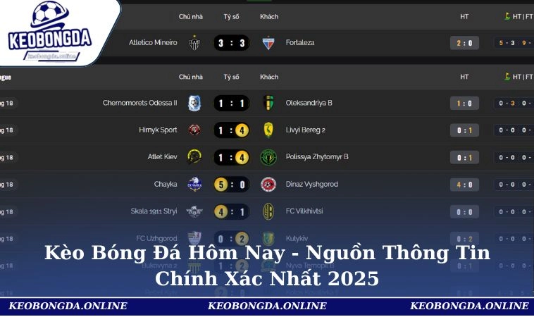 Kèo Bóng Đá Hôm Nay thumbnail