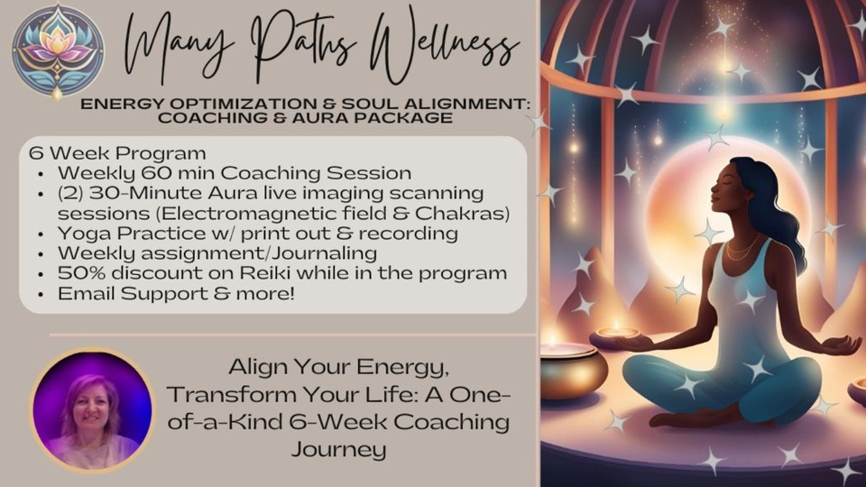 6 Wk Energy Optimization & Soul Alignment Coaching & Aura Package thumbnail