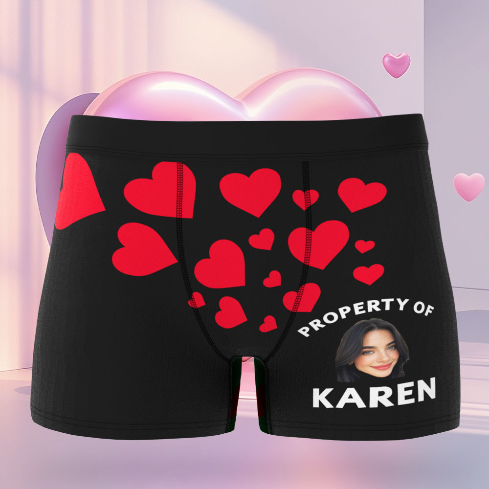 Custom Love Face Boxer - Put Your Picture On Boxers thumbnail