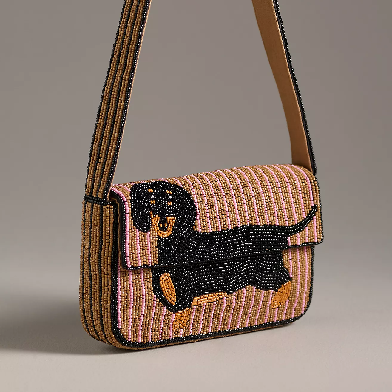 Anthropologie beaded dachshund bag! thumbnail