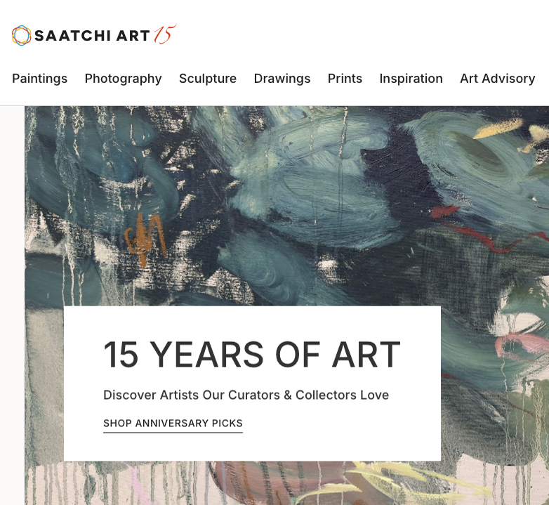 2025: 15TH ANNIVERSARY OF SAATCHI ART thumbnail