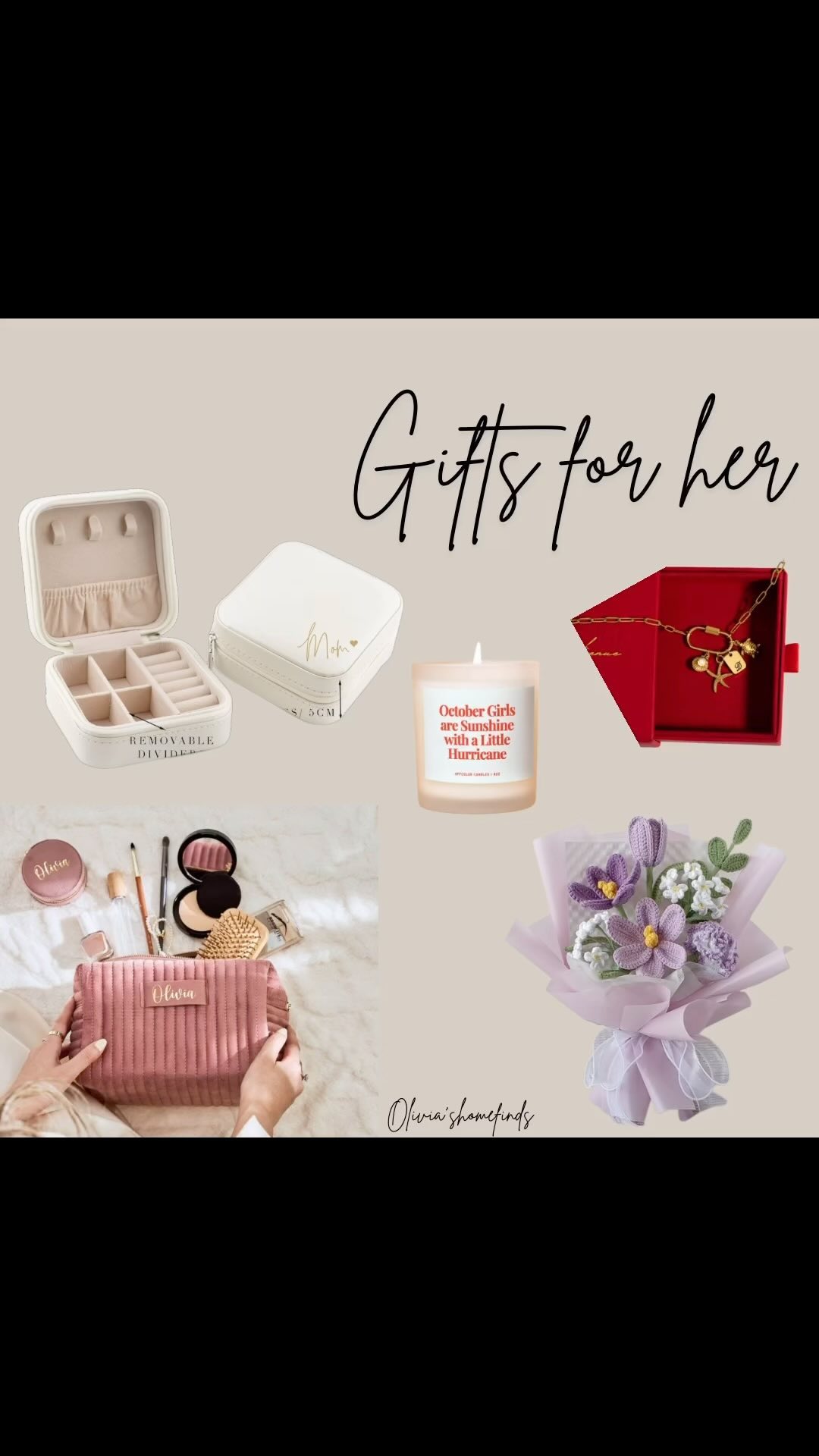 GiftsForHer #ThoughtfulGifts #HerFavorites #GiftIdeas #PersonalizedGifts #LuxuryGifts #BeautyGifts #JewelryGifts #CozyGi