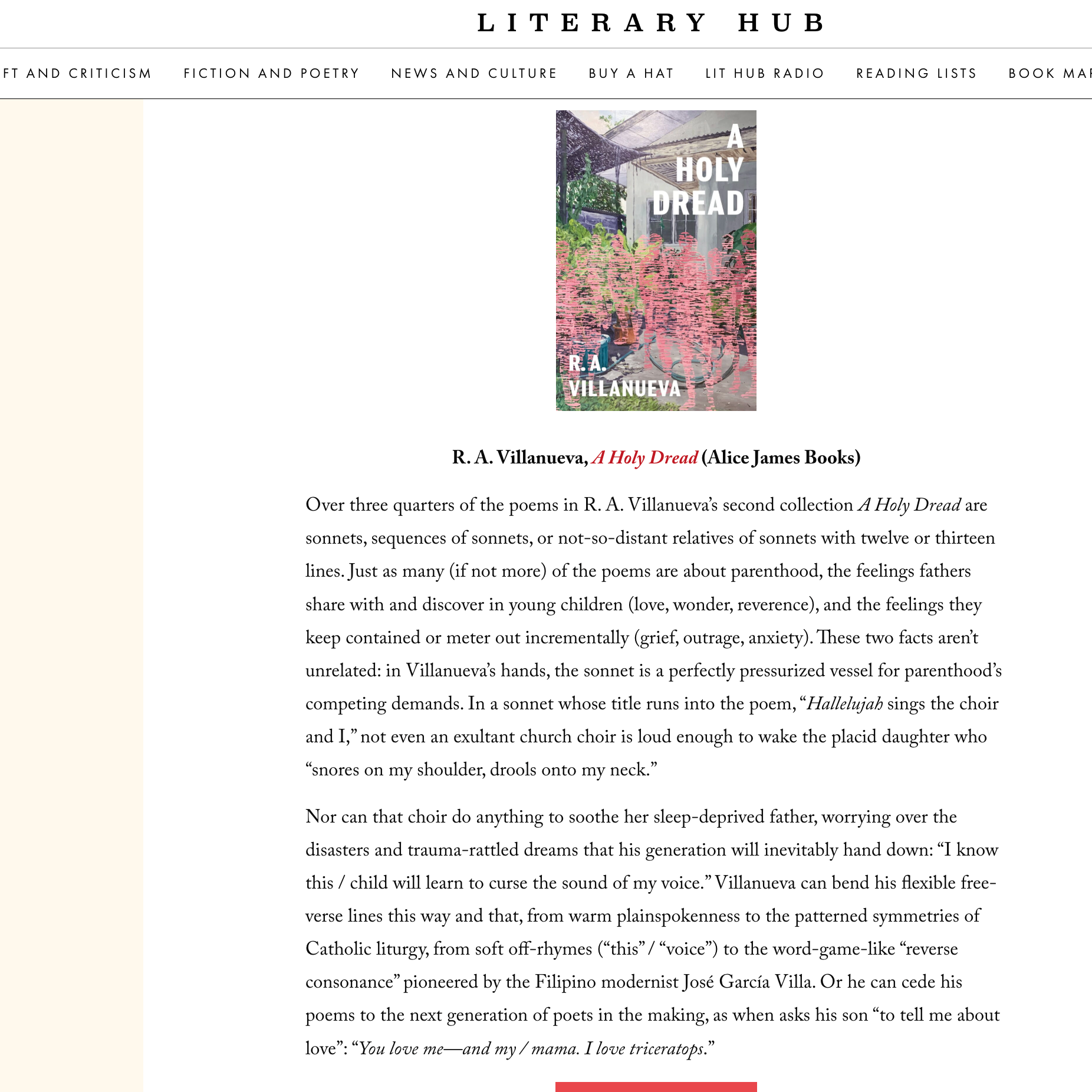 from LitHub: "Seven Poetry Books to Read This Feb." thumbnail