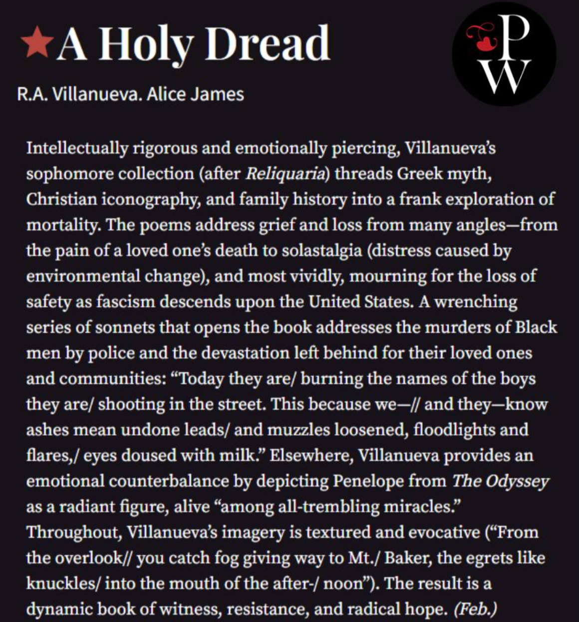 โ
Starred review from Publisher's Weekly thumbnail