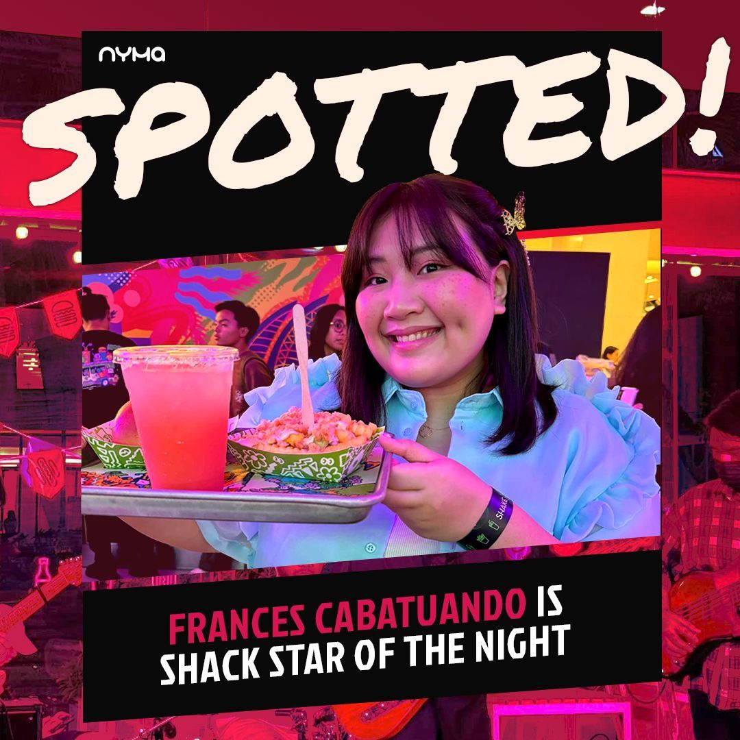 SPOTTED: @itsmayorafrances celebrated @shakeshackph's 5th birthday by dressing up as a Pinoy celebrity. Her BINI-inspire