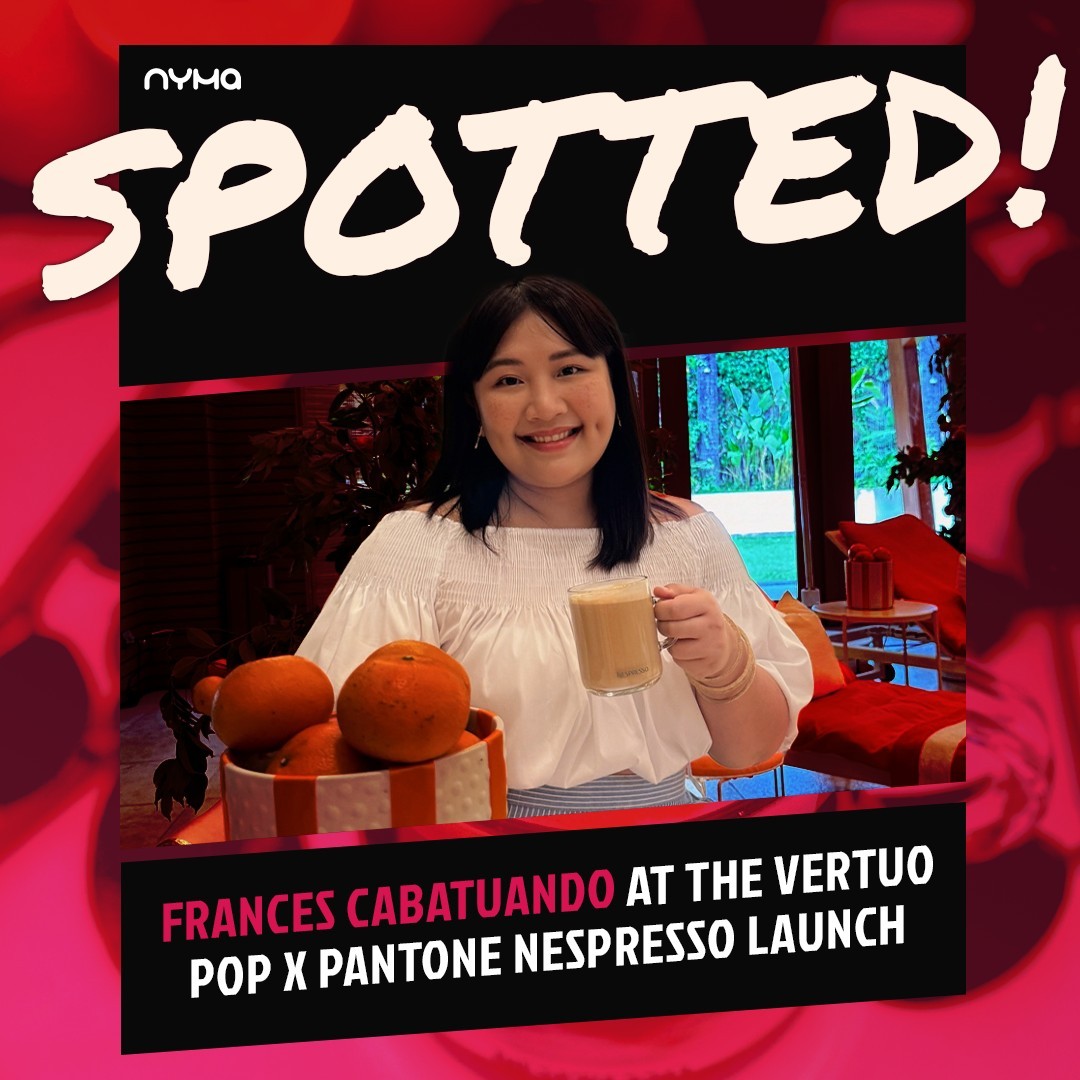 A few days ago, @itsmayorafrances stopped by @nespresso.ph's launch of the Vertuo Pop x Pantone machine and their Unforg