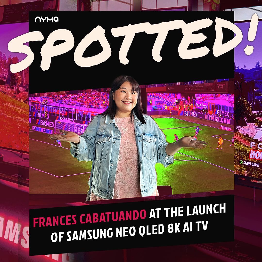 Last Wednesday evening, @itsmayorafrances attended the press event and launch of @samsungph's newest AI TV–the Neo QLED 