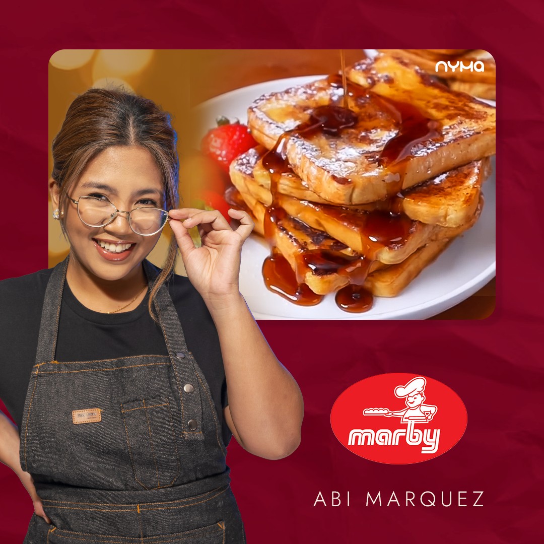 @abigailfmarquez for @marbyofficialpage 🍞

French toast 🥪 x leche flan?? 🍮 : https://tinyurl.com/3phdkue7