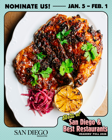 Nominate Callie for SD Mag Best Restaurants thumbnail