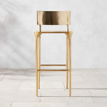 CB2 | Oro Metal Bar Stool thumbnail