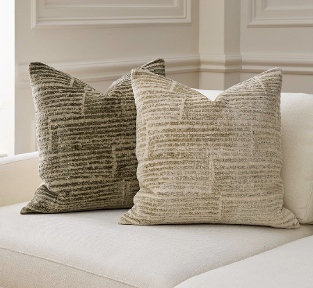 Striated Chenille Pillow Cover thumbnail