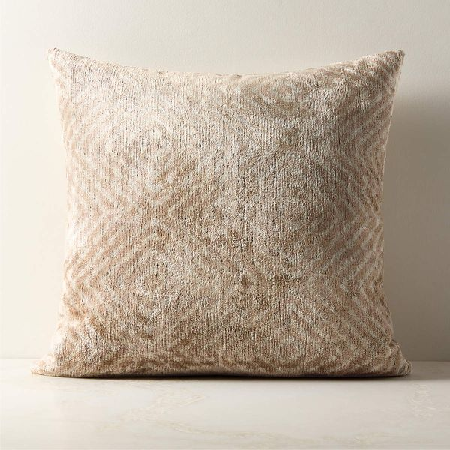 Nilo Turkish Silk Throw Pillow with Down-Alternative Insert thumbnail