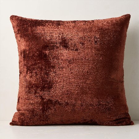 Truette Light Olive Green Turkish Silk Throw Pillow with Down-Alternative Insert 23''x23" thumbnail