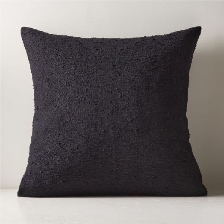 CB2 | Boucle Throw Pillow with Down-Alternative Insert - Black
CB2 thumbnail