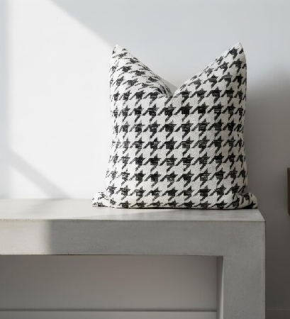 Houndstooth Throw Pillow thumbnail
