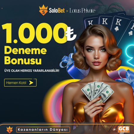 SOLOBET 1,000 TL NAKİT thumbnail