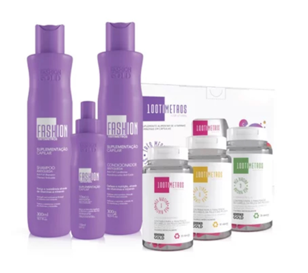 Combo 100Tímetros + Capsula - Antiqueda Capilar Fashion Gold thumbnail