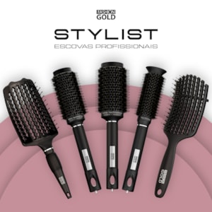 Kit Escovas Profissionais Stylist - Fashion&nbsp;Gold thumbnail