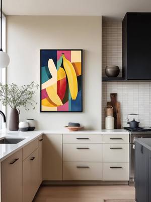 Serious kitchen? Never heard of her. 🍌 Bright, bold, and ready as an instant download AND museum quality print - this ar