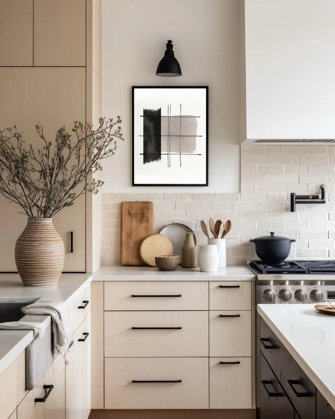 PRINTABLE ART | Structured Harmony Structured Harmony is a striking piece of geometric digital art that blends watercolo