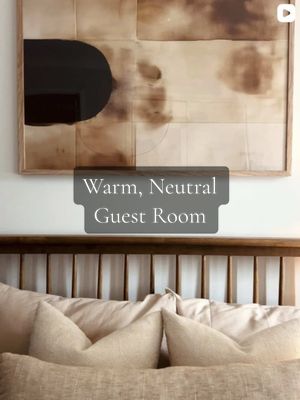 Reposting this beautifully styled guest room by @Call it home featuring “Muted Intersections” 🤎 Designed to feel like a 