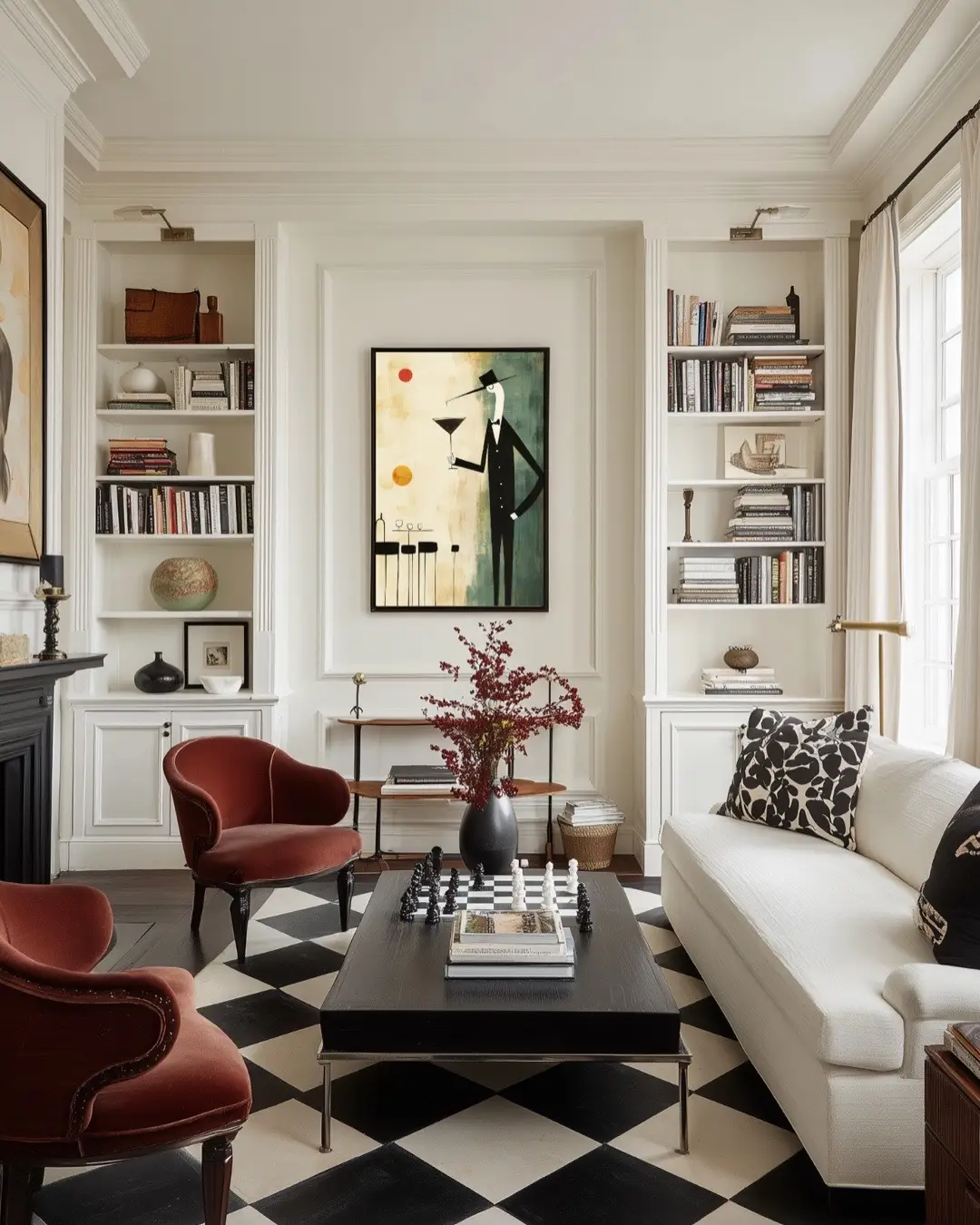 This Art Deco-inspired artwork is made for the modern host, with a wink. Now available as a digital download or high-qua