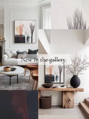 Moody lines. Quiet movement. Bold form. This new arrival was made to ground your space, wherever you hang it. → Now in t
