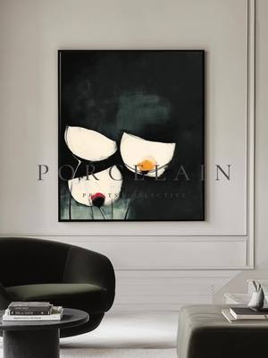 Midnight Petals explores the quiet drama of nature in bloom.  Set against a rich, charcoal-black background, three styli